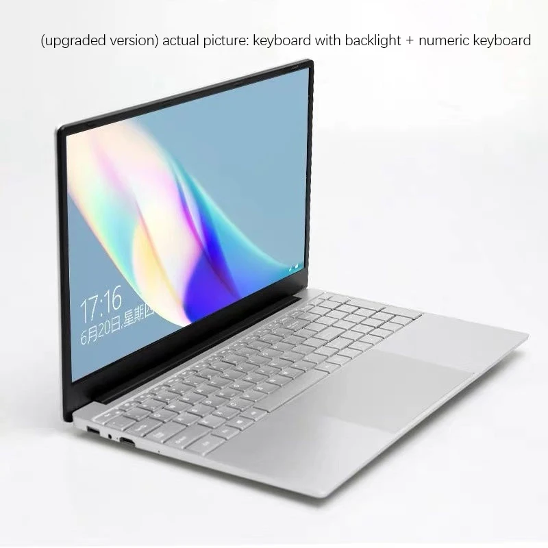 Тонкий 2022 дюймовый процессор Intel Celeron N3350 компьютер ноутбук по самой низкой цене 15,6