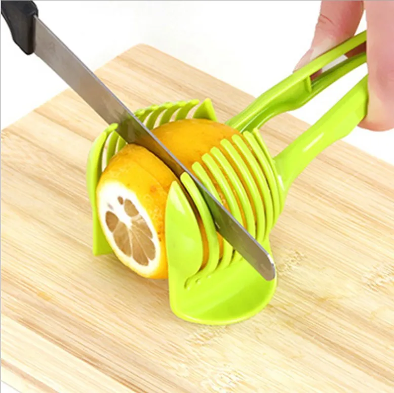 1pc Creative Kitchen Tomato Slicer Clip For Lemon & Tomato Slicing