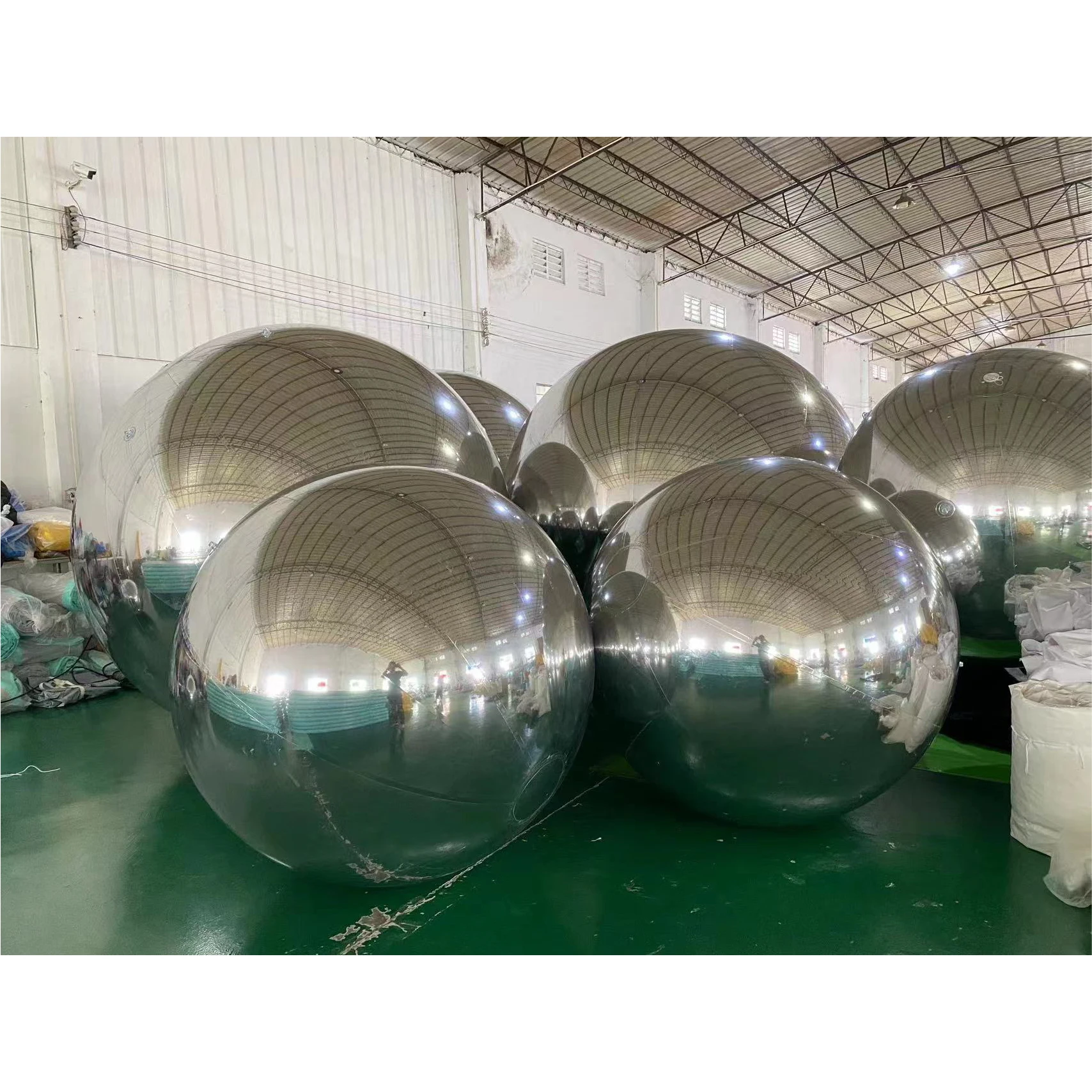 Decorative Inflatable Metal Ball Inflatable Mirror Ball Metallic ...