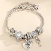 4 # ycb334 bowknot corazón colgante