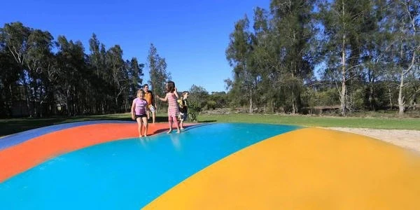 Outdoor Playground Inflatable Jumping Pillow Jumping Pad Bouncing Fun