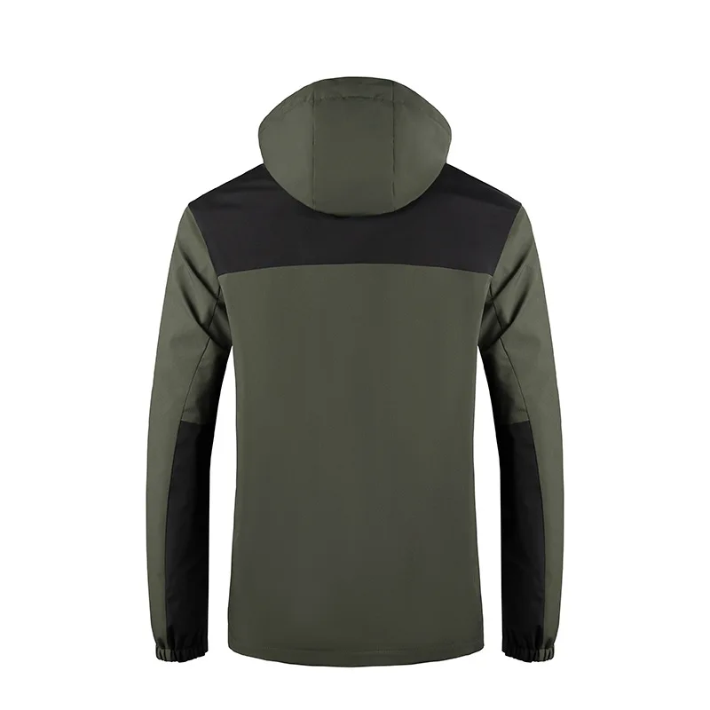 Custom Order Sports Hiking Outdoor Running Windproof Patchwork Windbreaker Jacket For Men_voghion.com