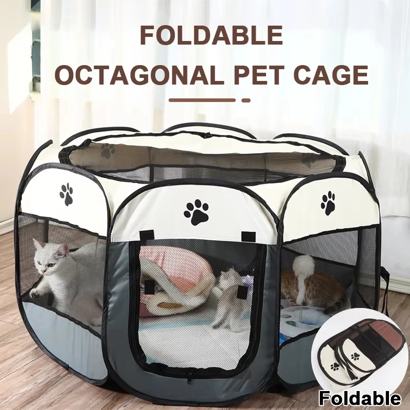 Manufacturer Wholesale Octagon Cage Polyester Mesh Cloth Pet Fence