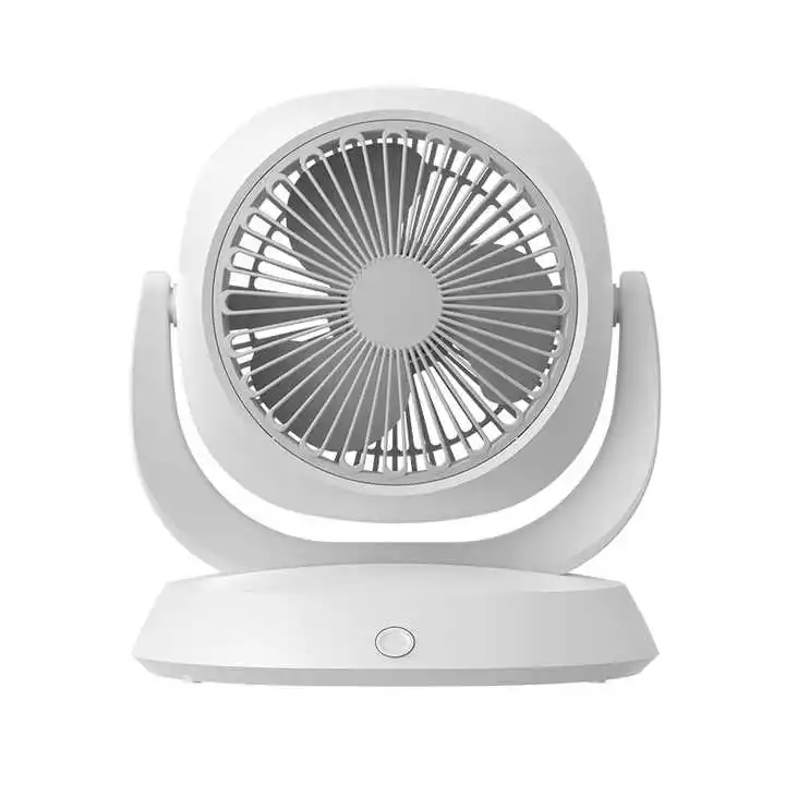 4D Home Circulating Fan USB Type-C Rechargeable Desktop Cooling Fan Air Multiply Rotatable Head Air Circulating Fan