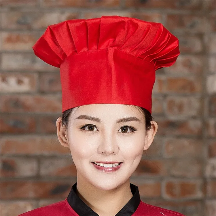 CHEF HAT BAKER Kitchen Cook Restaurants Catering Cap Men Women Black Red. $8.49 - AU