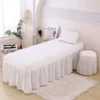 Skin friendly cotton bed cover white