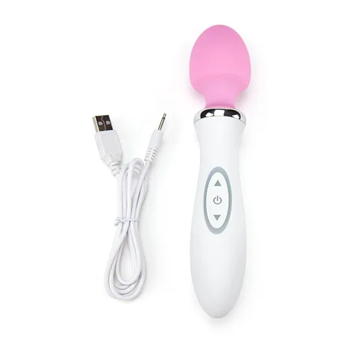 Mushroom Powerful AV Wand LED Light Vibrators G Spot Clitoris Stimulator  Female Masturbator Vagina Vibration Sex Toys for Adult