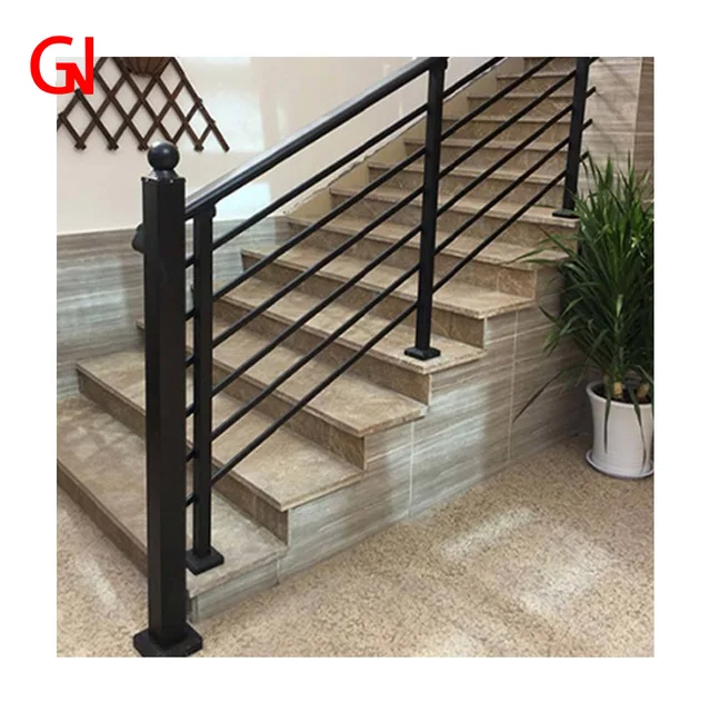 Custom metal guardrail Garden wall Railings Park School fence Building Terrace Home wrought iron fence