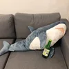 Shark pillow (blue)