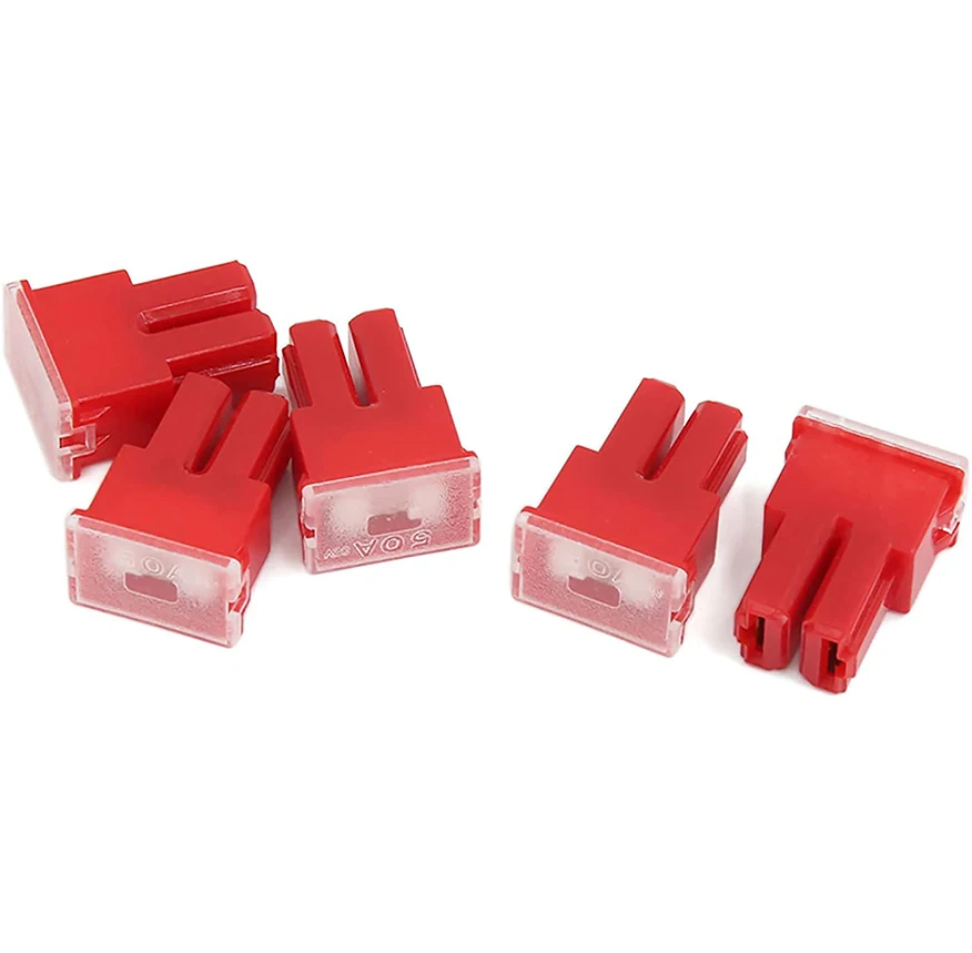 J Case Type Female Fuse 50 Amp Jcase Cartridge Low Profile Car Auto Cable Fuse Automotive High IEC