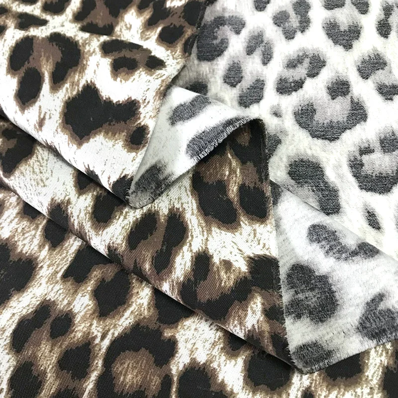 Оптовая продажа, одежда для активного отдыха, Леопардовый принт, полиэстер, спандекс, стрейч, Лулу, Йога, леггинсы, ткань для спортивной одежды
