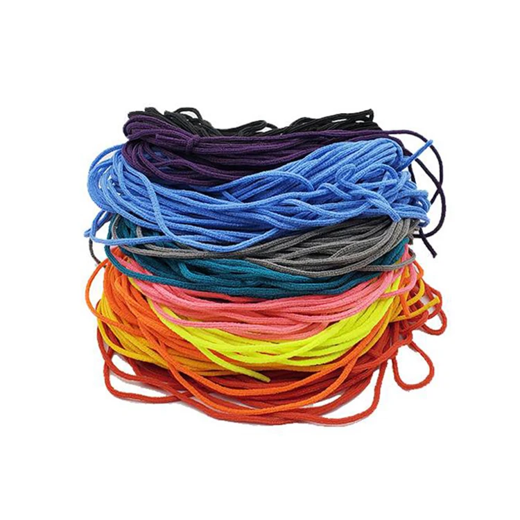 Оптовая продажа, 2,8 мм, 3 мм, Высокоэластичный полиэфирный спандекс, одноразовый мягкий круглый цветной ушной вкладыш