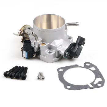AEIOU 70mm Aluminum Throttle Body With TPS & Map Sensor For Honda Civic SI / Acura Integra (B/D/H/F Series)