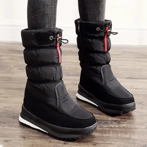 Women Snow Boots Platform Winter Boots Thick Plush Waterproof Non-Slip Boots Fashion Women Winter Shoes