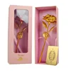 Pink Box Golden Rose