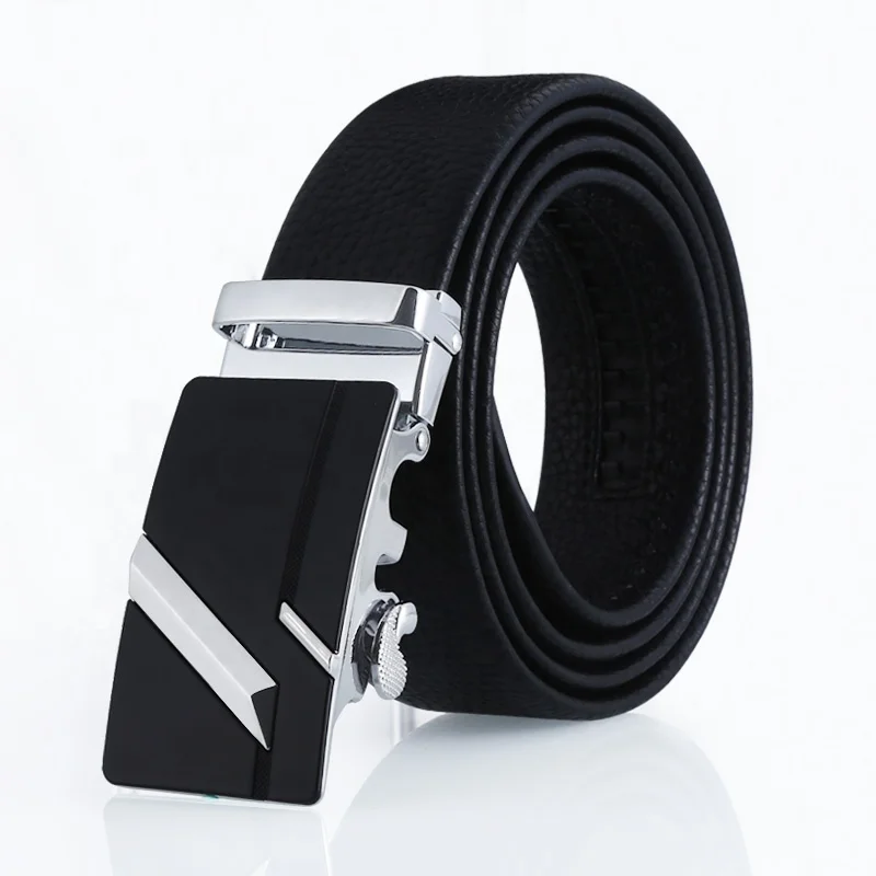Men Belt Fashion Male Belt Automatic Buckle High Quality PU Jeans Belts for  Men Extra Long110cm-150cm