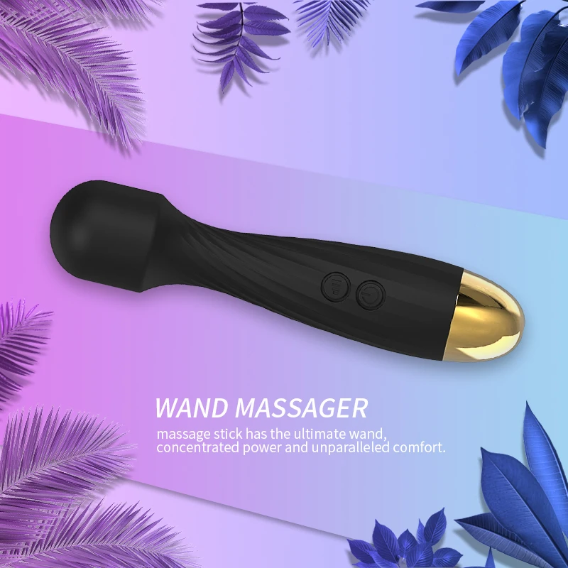 USB & DC Charging Adult Massager for Women Couple-Friendly AV Vibrator with 10 Variable Speeds