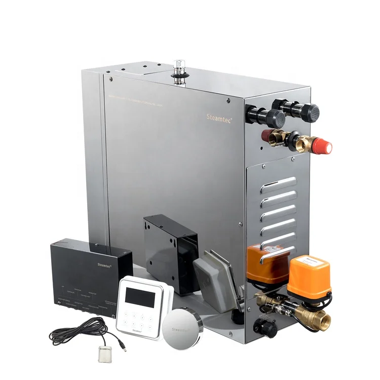 Steam Machine Sauna Bath Generator 3KW 4KW 5KW 6KW 8KW 9KW Home Sauna Set Accessories Hammam Electric for Day Spa Commercial Use