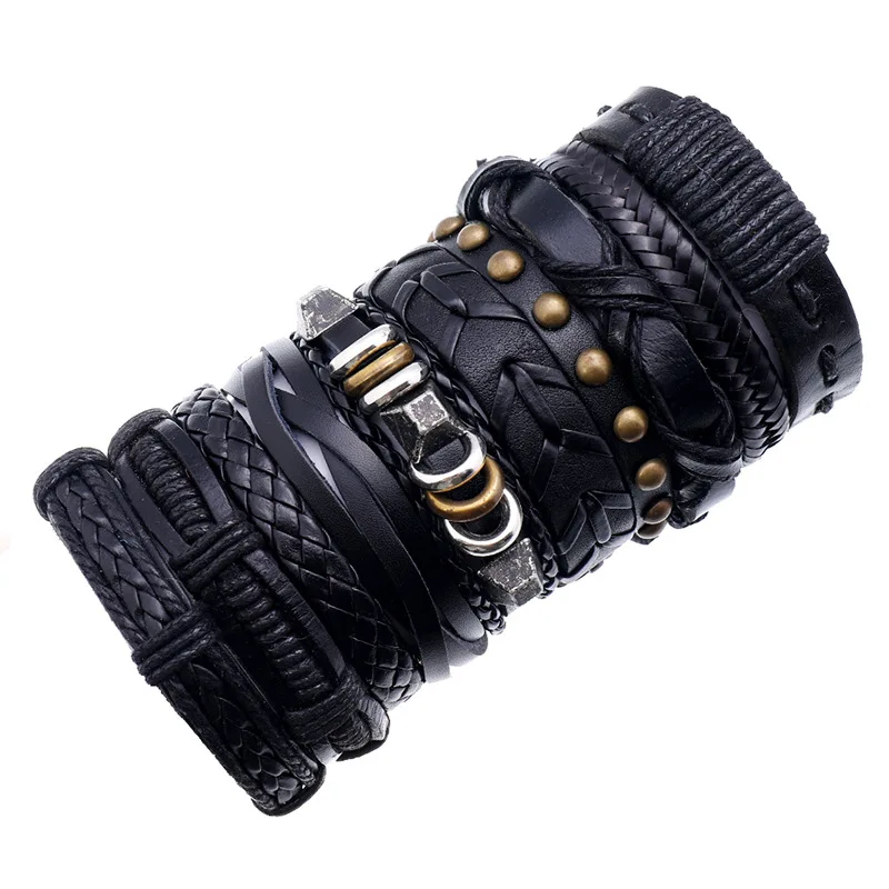 Wholesale Bulk 100PcsLots Genuine Leather Cuff Bracelets For Men Women   eBay
