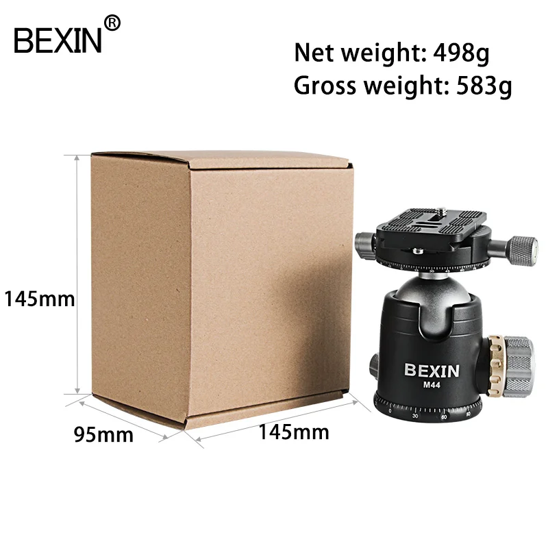  BEXIN 20 кг нагрузка панорамный Поворотный штатив шаровая Головка 1/4 винт Крепление камеры Для DSLR цифровой видеокамеры