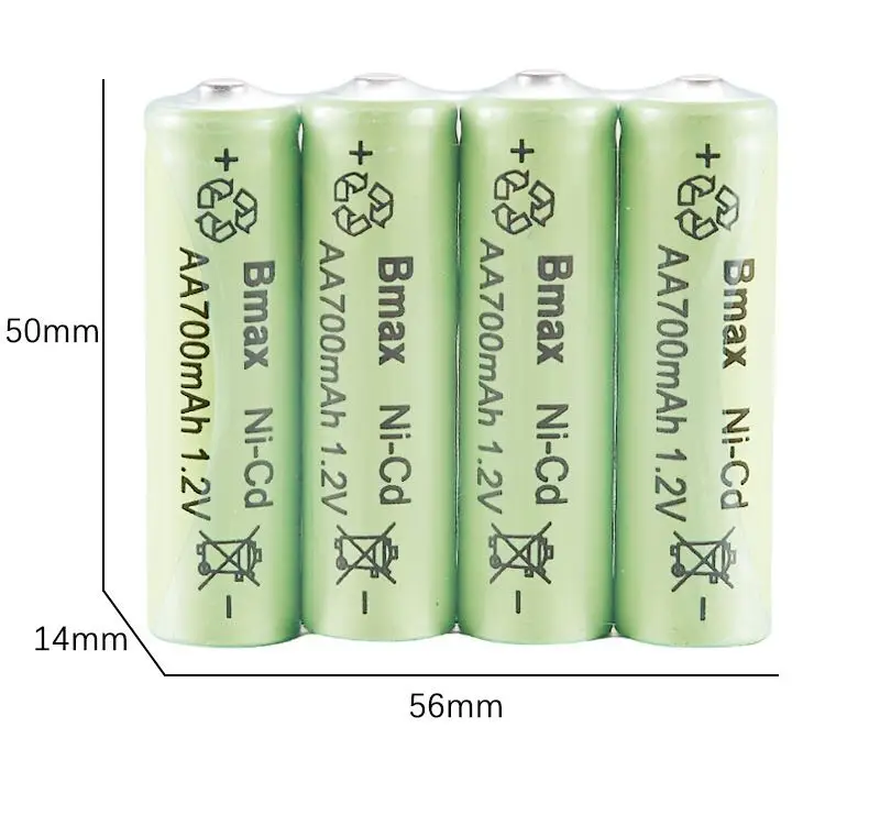 
Оптовая продажа cyclable Nicd AA 700mah Дешевый аккумулятор для детей электрический автомобиль куртка игрушки перезаряжаемые хорошее качество Nicd батарея 700mah 