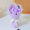 Gypsophile +7 roses Violet