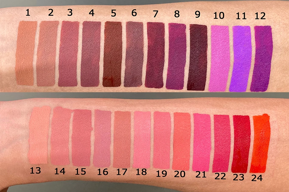 Make Your Own Private Label Liquid Matte Lipstick Waterproof DIY Glitter Shimmer Gloss Lip Tint Lip Gloss Makeup