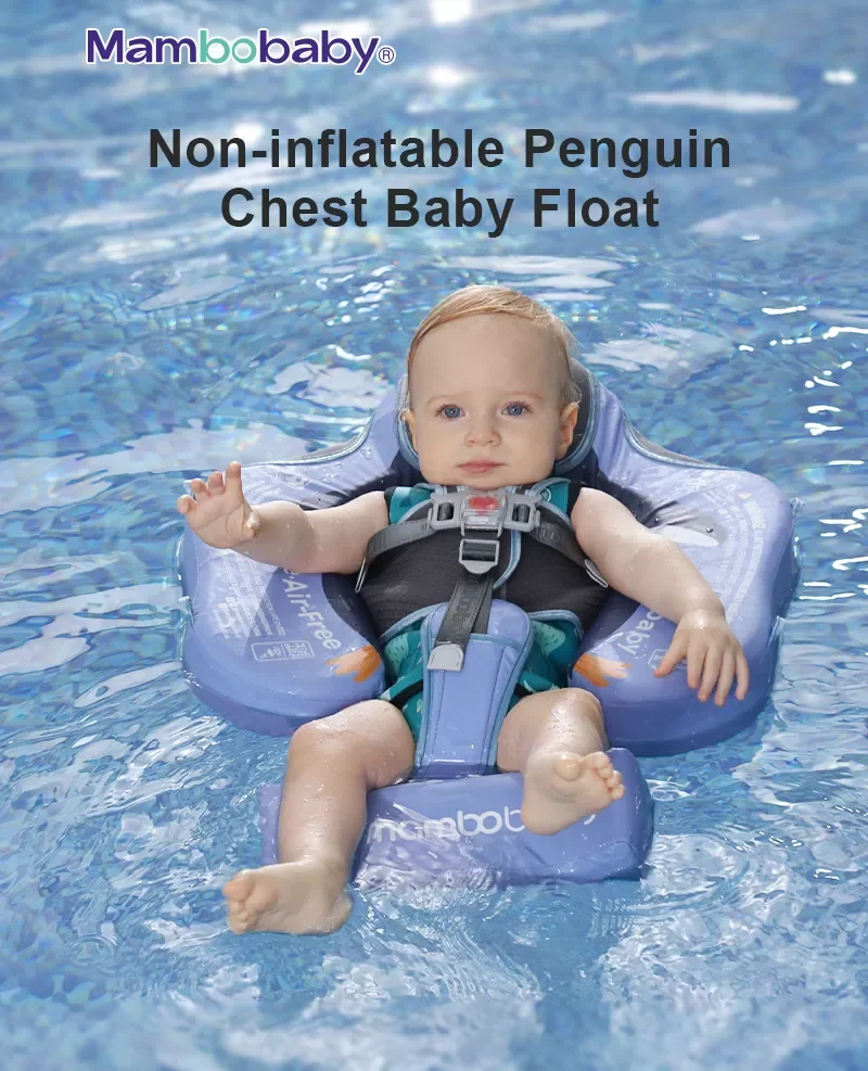 Mambobaby Non Inflatable Baby Chest Float With Canopy Pool Holiday