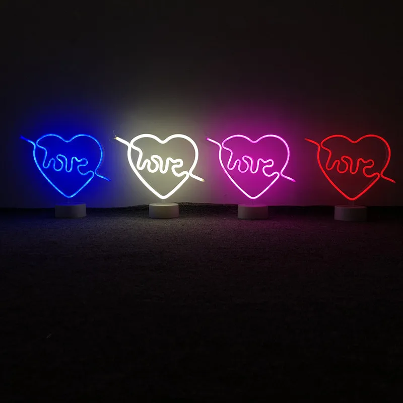 Free Design Custom Led Advertising Better Together Acrylic Neon Sign