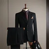 Black (suit + trousers)