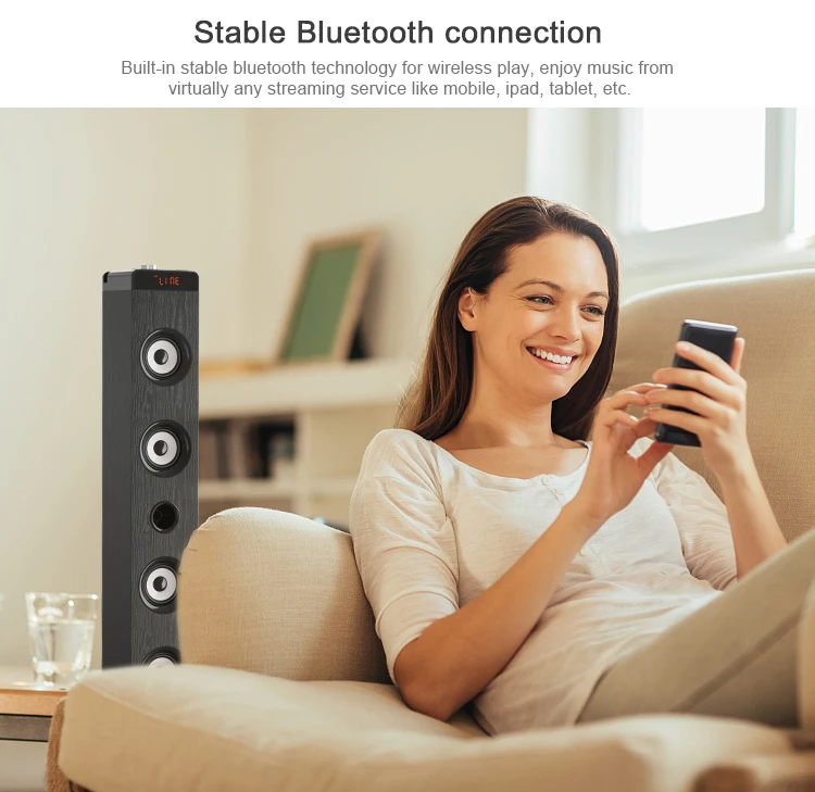 High End Professional Floor Standing Heavy Bass Full Range Wireless