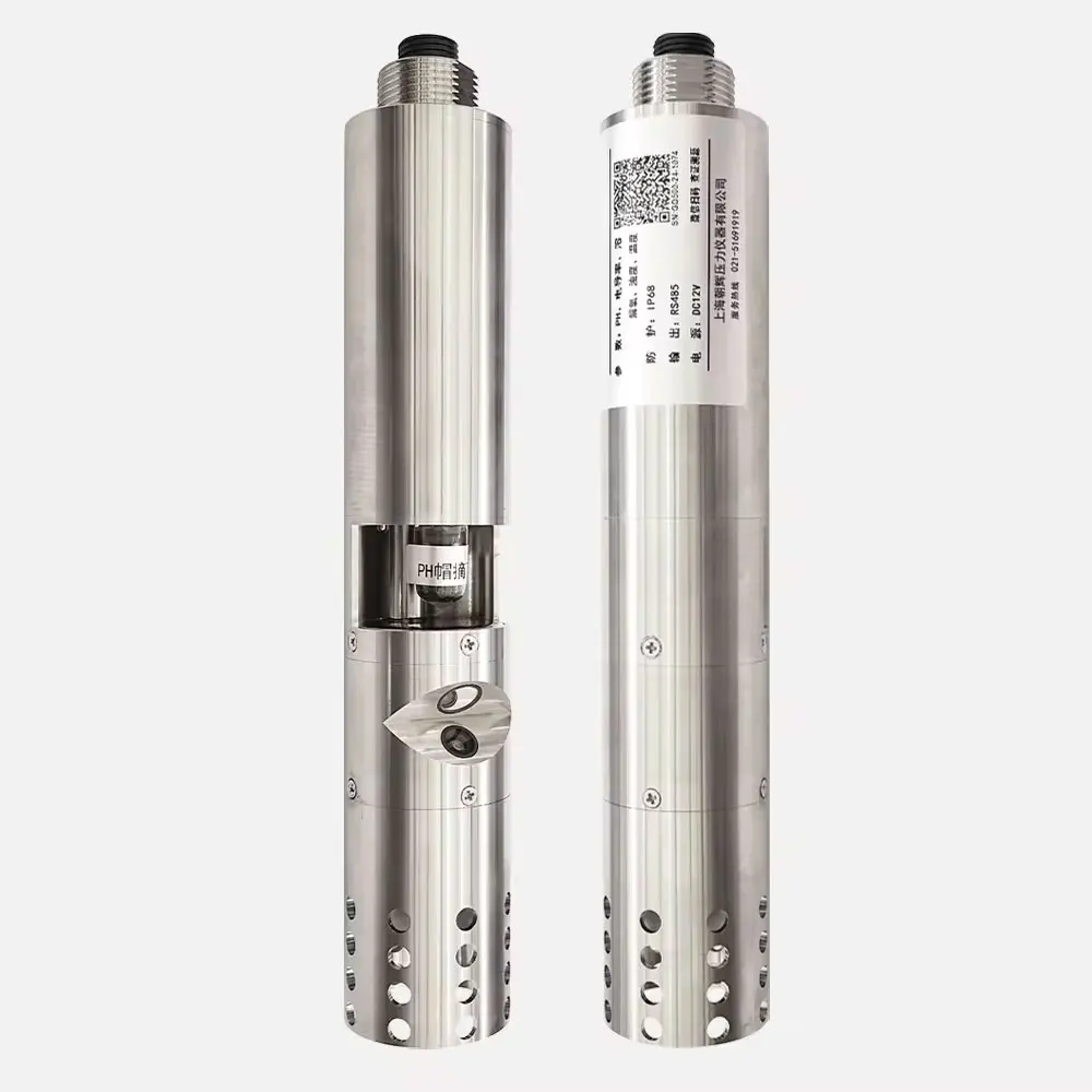 Digital Modbus RS485 Water Quality Detection Probes 5-in-1 Multi Parameter PH Temp Conductivity Turbidity DO OEM Customizable