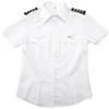 White Short sleeve shirt without accessories