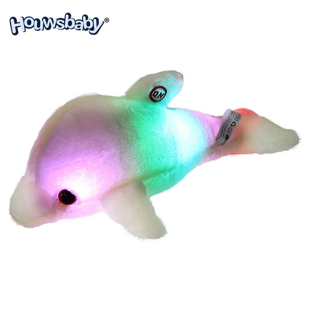 light up dolphin plush