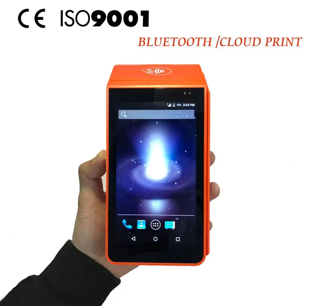 Portable NFC Airtime Top up Terminal Android Pos Machine for Mobile Recharge