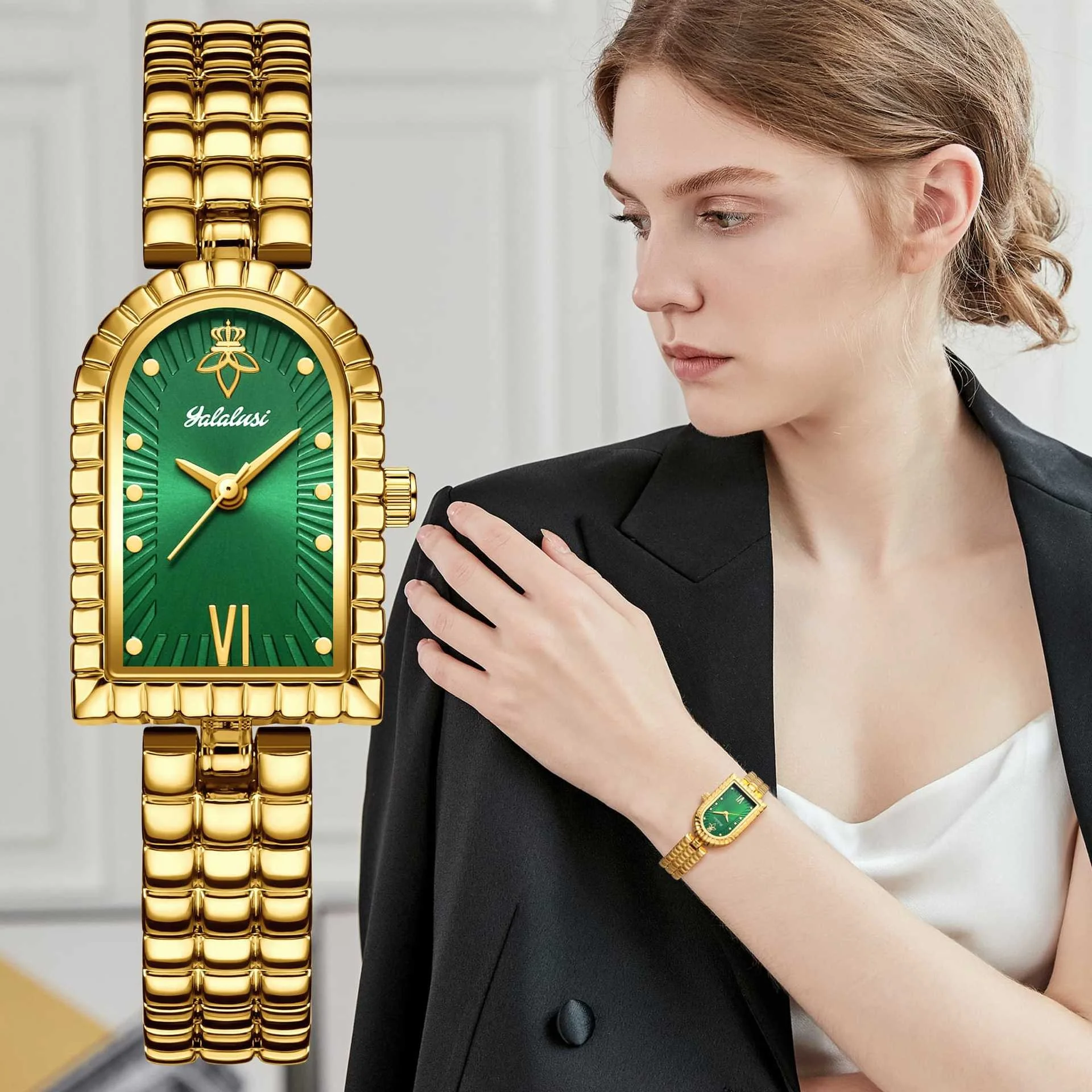 Tonneau Ultra-Thin Quartz Women's Watch OM-767821