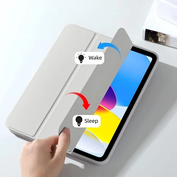 product for tpu slim flexible multiple stand angles anti fingerprint foldable mobile phone cases for ipad a16 10th-4