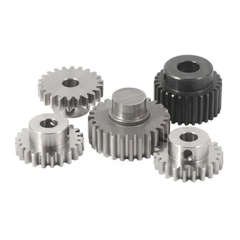 Ingranaggio cilindrico RS PRO, modulo 1, 12 denti, passo 12 mm, semigiunto 9 mm, foro 5 mm, in Acciaio | RS Ingranaggio cilindrico RS PRO, modulo 1, 12 denti, passo 12 mm, semigiunto 9 mm, foro 5 mm, in Acciaio | RS
