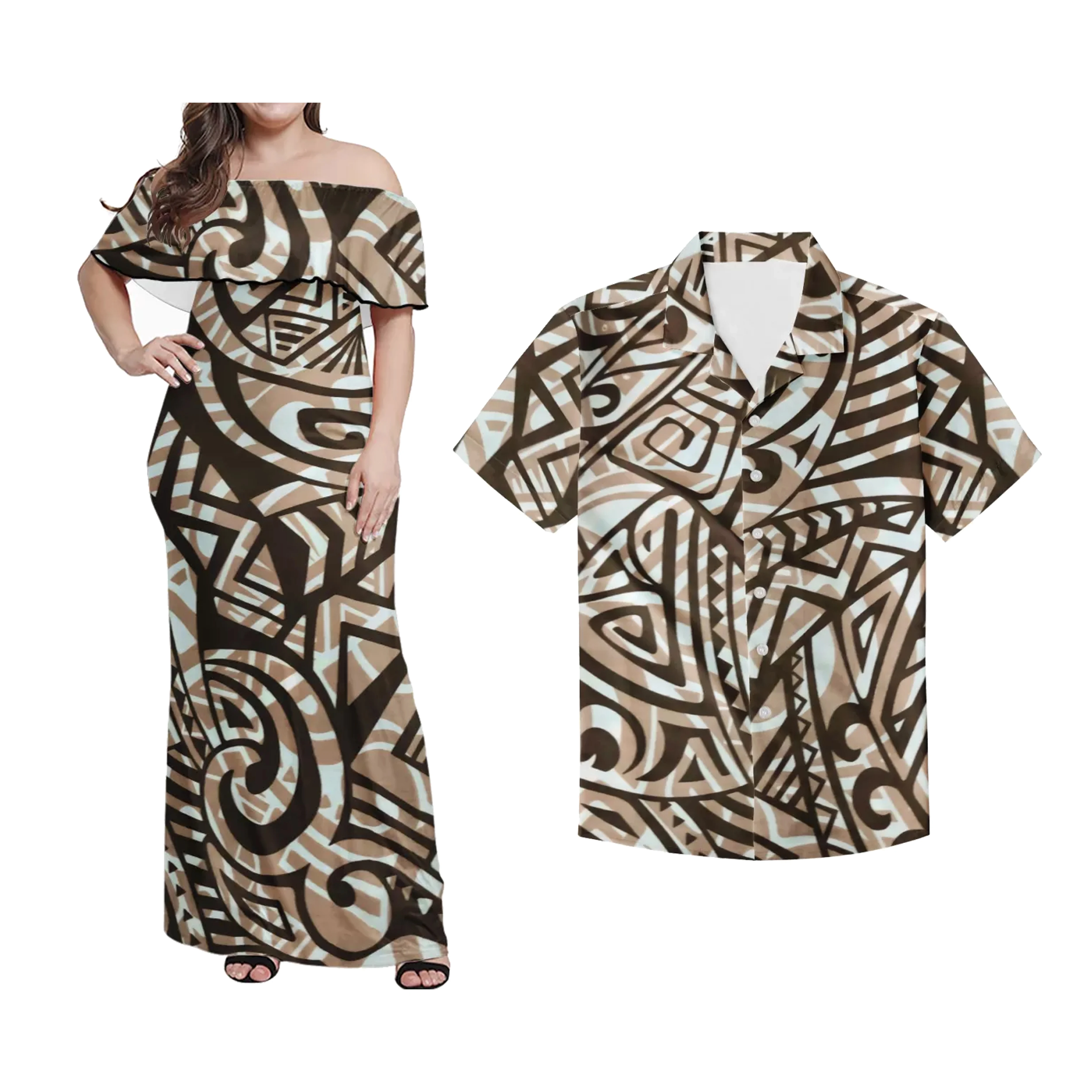 Fashionable Newest Ethnic Pattern Clothing Custom Polynesian Tribal ...