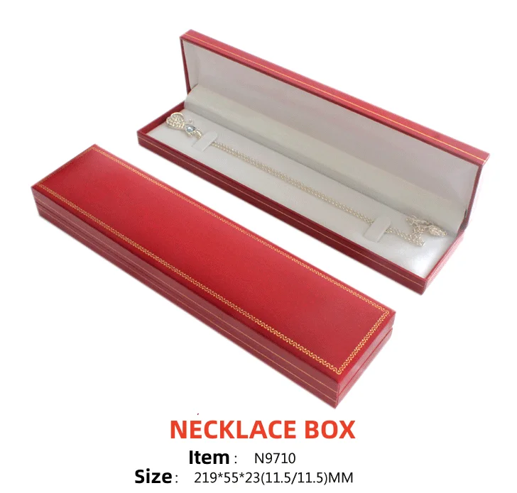 Fashion Mini Small Jewelry Box Leather Ring Necklace Custom Gold Foil Logo For Wedding Gift