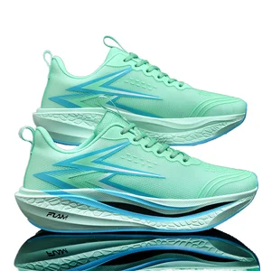 Professional Carbon Plate Walking Shoes with Mesh Upper Spring Season Shock Absorption for Sports Training