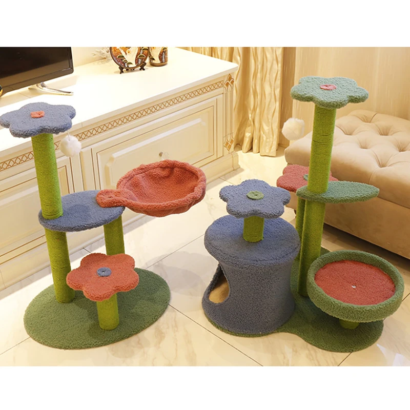 Manufacturer Wholesale Cute Design Cashmere Sisal Cat Flower Tree Buy