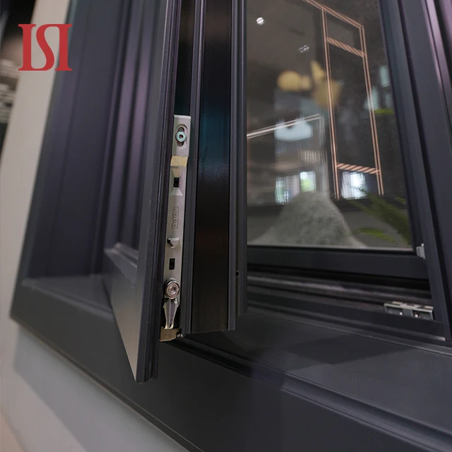 Top Brand European Thermal Insulation Windproof Easy Installation Tilt and Turn Window Window Aluminum Louver Outdoor Window