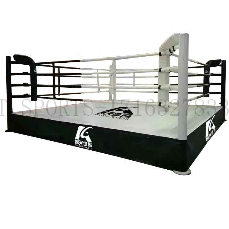 Angtian Custom Rope Covers for Boxing Ring Professional Floor Boxing Ring Training for Mma and Wrestling Matches