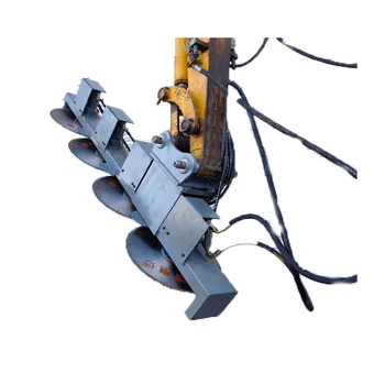 in sale Excavator Saws Trimmer Head Excavator Tree saw Three saw blades Hedge trimmer Landscaping pruning with factory price