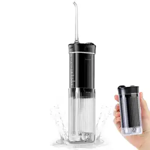 Premium Mini Travel Plaque Remover Water Flosser Oral Irrigator with Sterilizer Water Tank