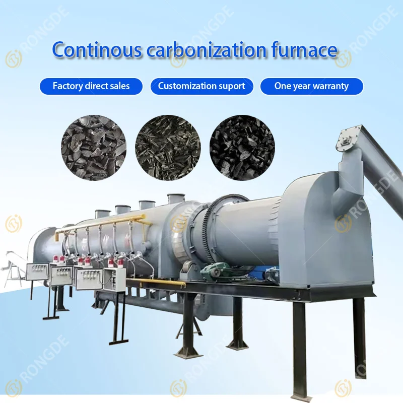 Hot Air Flow Biochar Pyrolysis Stove - Efficient Carbonization