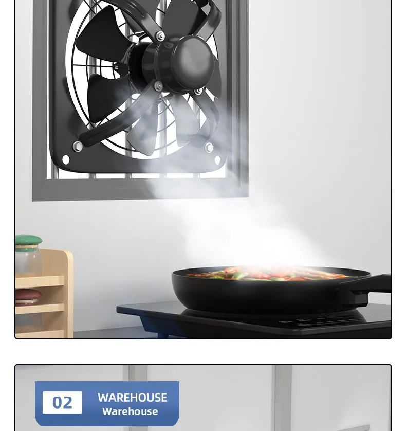 Axial Exhaust Fan, 3-Speed, 220V - detail 16