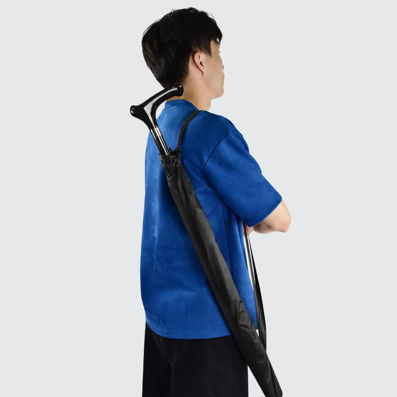 23-Inch Manual Open Straight Walking Stick Umbrella for Adults Different Color Minimalist Design for Elder Persons