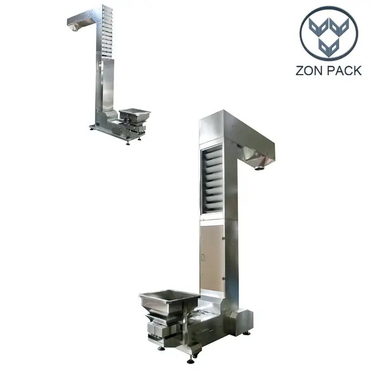 High Speed Height Customized Food Grade Z Shape /type Bucket Elevator Conveyor